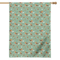Cute Beagle Puppy Pattern Print House Flag