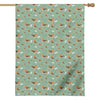 Cute Beagle Puppy Pattern Print House Flag