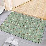 Cute Beagle Puppy Pattern Print Indoor Door Mat