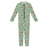 Cute Beagle Puppy Pattern Print Jumpsuit