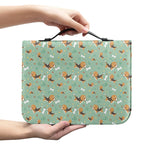 Cute Beagle Puppy Pattern Print Leather Bible Cover