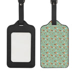Cute Beagle Puppy Pattern Print Luggage Tag
