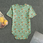 Cute Beagle Puppy Pattern Print Men's Bodysuit