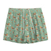 Cute Beagle Puppy Pattern Print Mesh Shorts