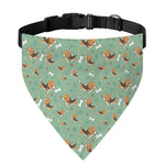 Cute Beagle Puppy Pattern Print Over The Collar Dog Bandana