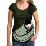 Cute Beagle Puppy Pattern Print Pet Sling Carrier