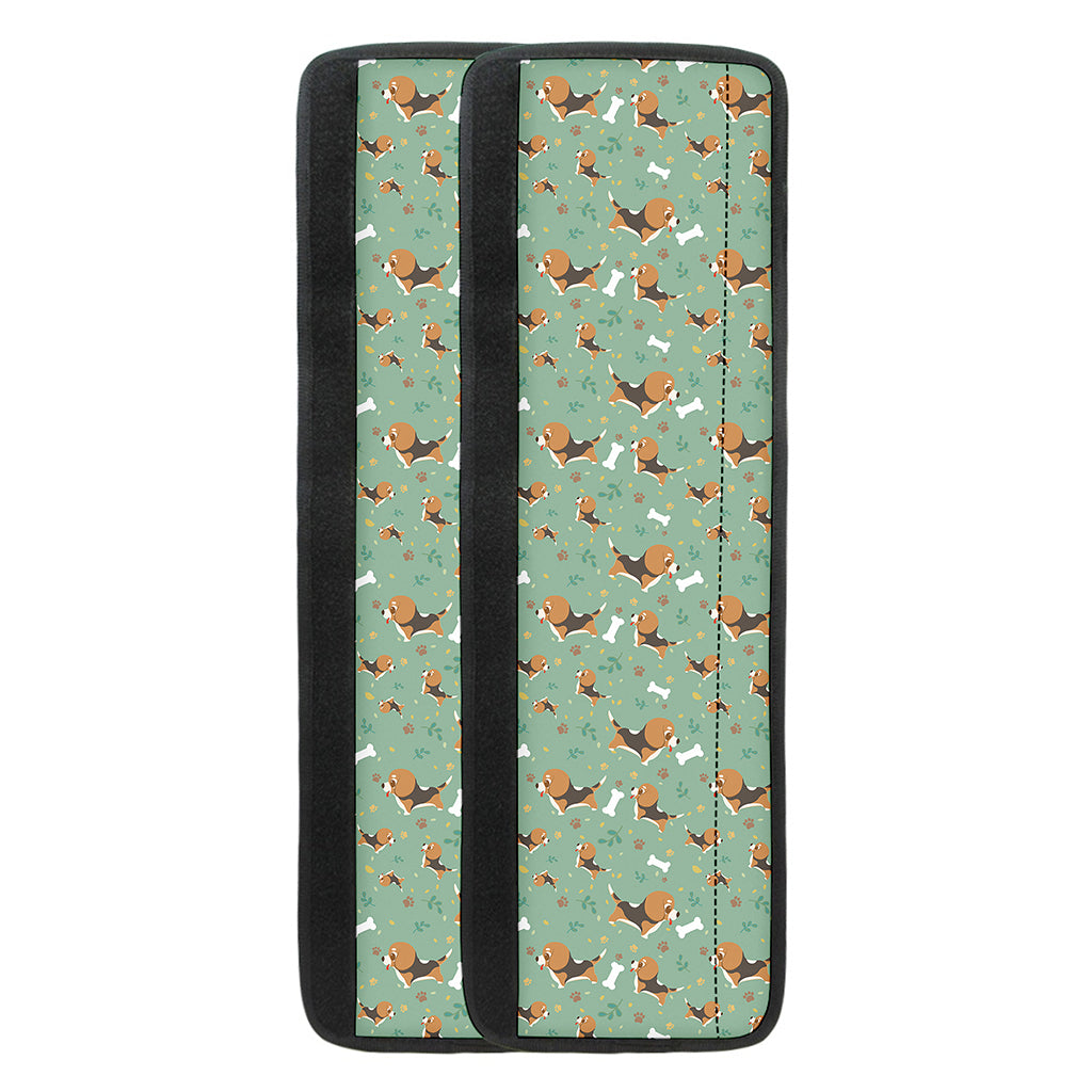 Cute Beagle Puppy Pattern Print Refrigerator Handle Covers