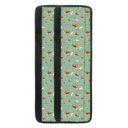 Cute Beagle Puppy Pattern Print Refrigerator Handle Covers