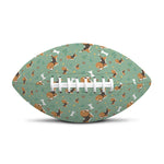 Cute Beagle Puppy Pattern Print Rugby Ball