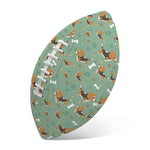 Cute Beagle Puppy Pattern Print Rugby Ball