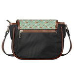 Cute Beagle Puppy Pattern Print Saddle Bag