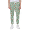 Cute Beagle Puppy Pattern Print Scuba Joggers