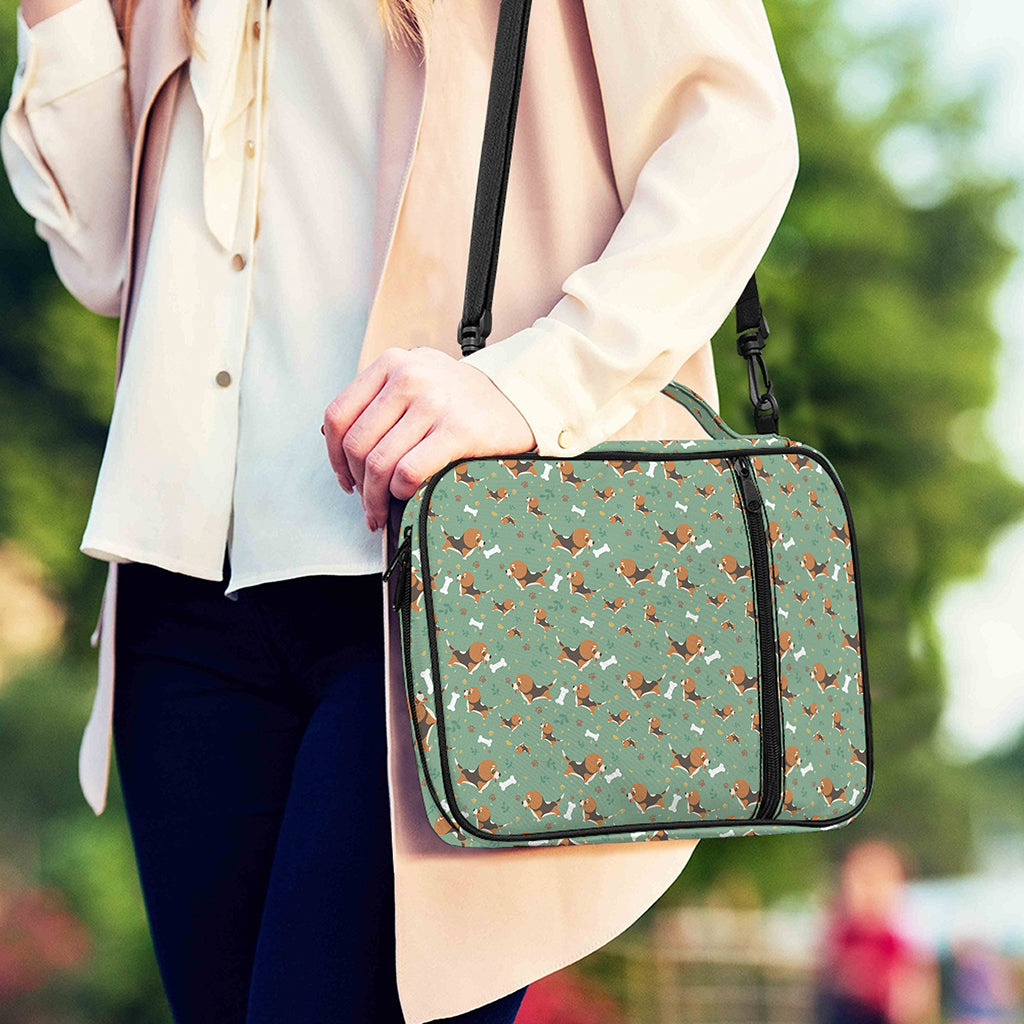 Cute Beagle Puppy Pattern Print Shoulder Strap Bible Bag