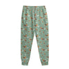 Cute Beagle Puppy Pattern Print Sweatpants