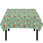 Cute Beagle Puppy Pattern Print Tablecloth
