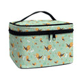 Cute Beagle Puppy Pattern Print Travel Makeup Bag