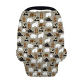 Cute Bear Pattern Print Baby Seat Cover
