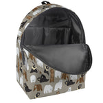 Cute Bear Pattern Print Backpack