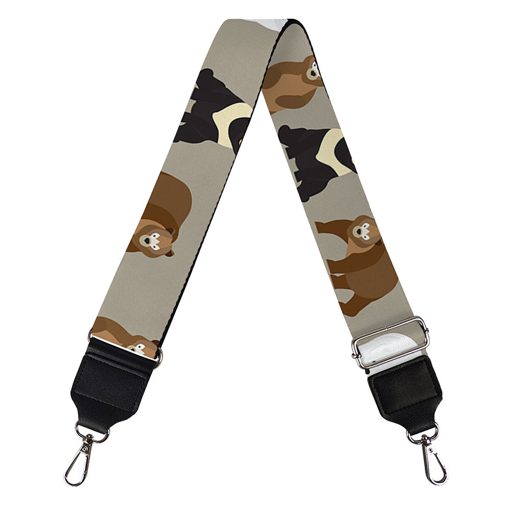 Cute Bear Pattern Print Bag Strap