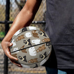 Cute Bear Pattern Print Basketball