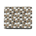 Cute Bear Pattern Print Bifold Wallet