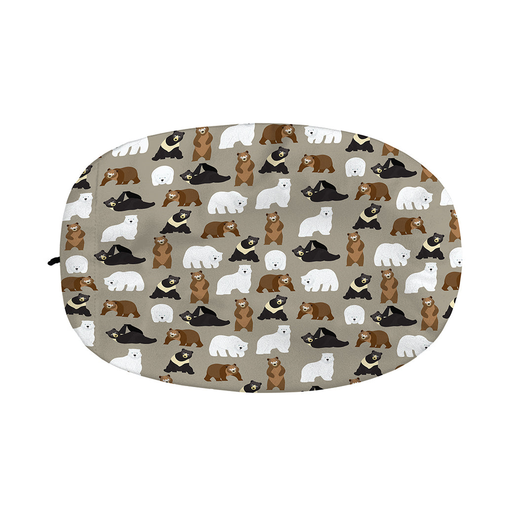Cute Bear Pattern Print Car Side Mirror Covers
