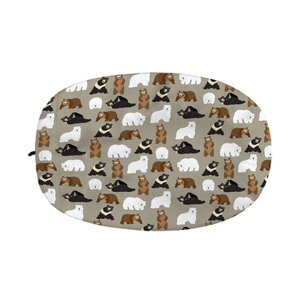 Cute Bear Pattern Print Car Side Mirror Covers