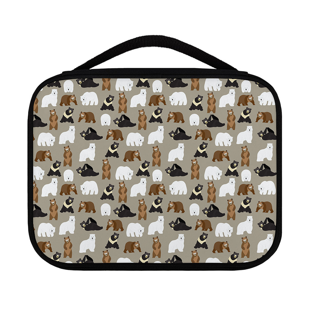 Cute Bear Pattern Print Classic Bible Case