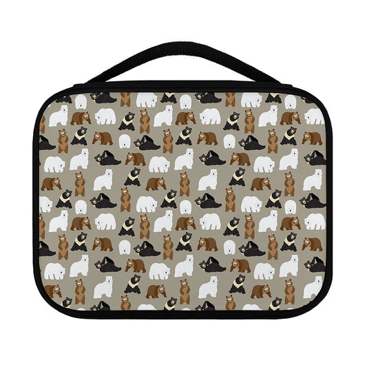 Cute Bear Pattern Print Classic Bible Case