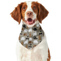 Cute Bear Pattern Print Dog Bandana