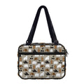 Cute Bear Pattern Print Double Strap Bible Bag