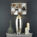 Cute Bear Pattern Print Drum Lamp Shade