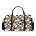 Cute Bear Pattern Print Duffle Bag