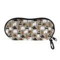 Cute Bear Pattern Print Glasses Case