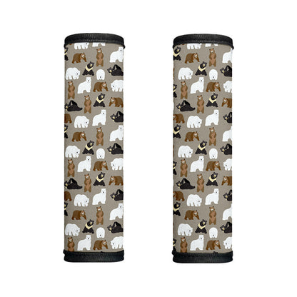 Cute Bear Pattern Print Handle Covers