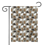 Cute Bear Pattern Print House Flag