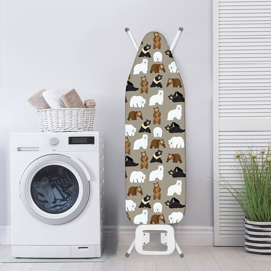 Cute Bear Pattern Print Ironing Board Cover