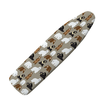 Cute Bear Pattern Print Ironing Board Cover