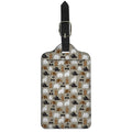 Cute Bear Pattern Print Luggage Tag