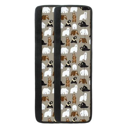 Cute Bear Pattern Print Refrigerator Handle Covers
