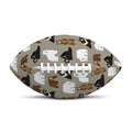 Cute Bear Pattern Print Rugby Ball