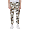 Cute Bear Pattern Print Joggers