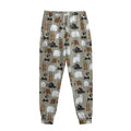 Cute Bear Pattern Print Sweatpants