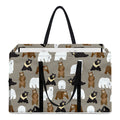 Cute Bear Pattern Print Utility Tote Bag