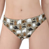 Cute Bear Pattern Print Women's Panties