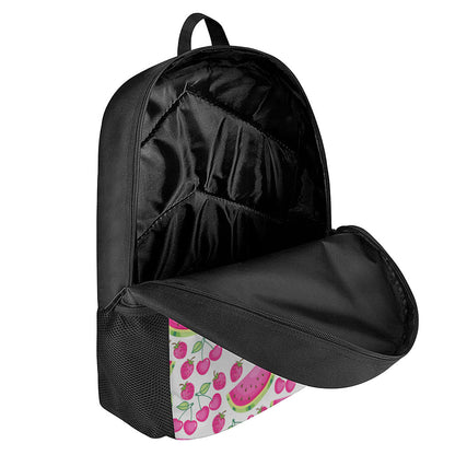 Cute Berry Watermelon Pattern Print 17 Inch Backpack
