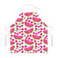 Cute Berry Watermelon Pattern Print Adjustable Apron