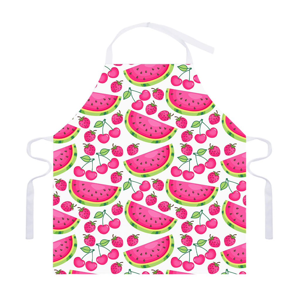 Cute Berry Watermelon Pattern Print Adjustable Apron