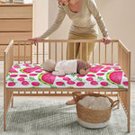 Cute Berry Watermelon Pattern Print Baby Crib Sheet