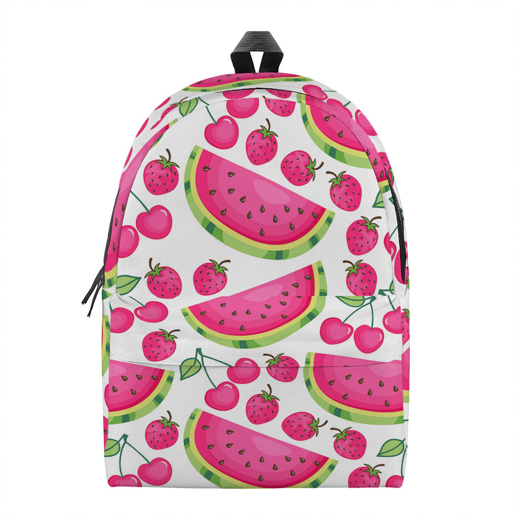 Cute Berry Watermelon Pattern Print Backpack